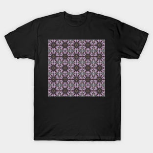 Saucer Magnolia Kaleidoscope pattern 6 T-Shirt